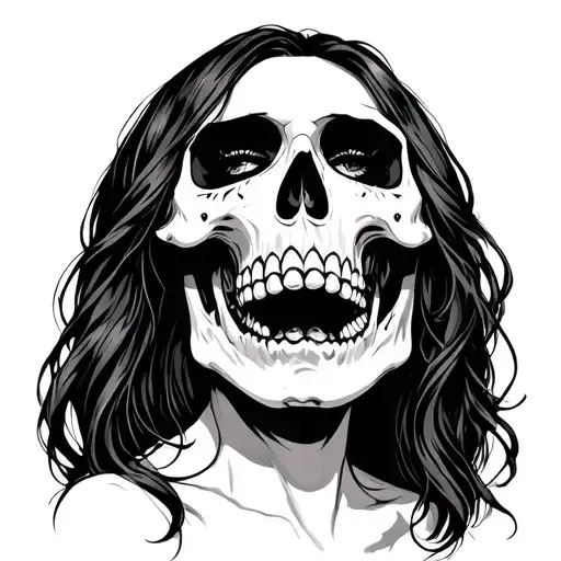 Woman Cry Skull