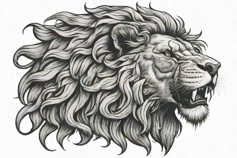 Roaring Lion Head