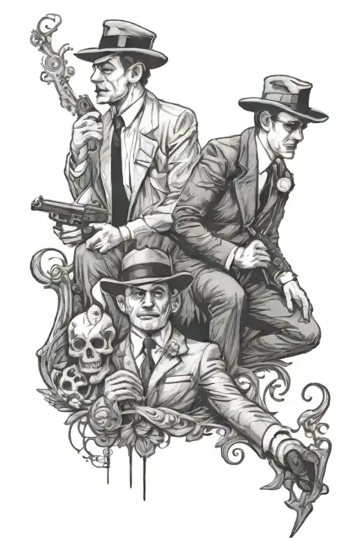 Winterfield Mafia Scene With A Luxurious