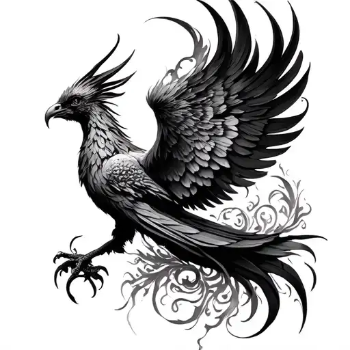 Phoenix Rising From Brain Tumor