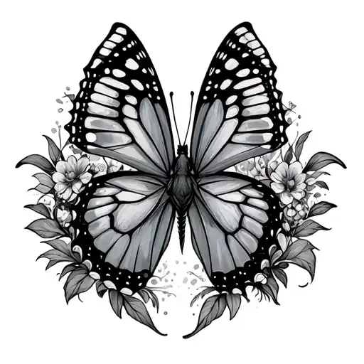 Vicious Cycle Butterfly Fine Line