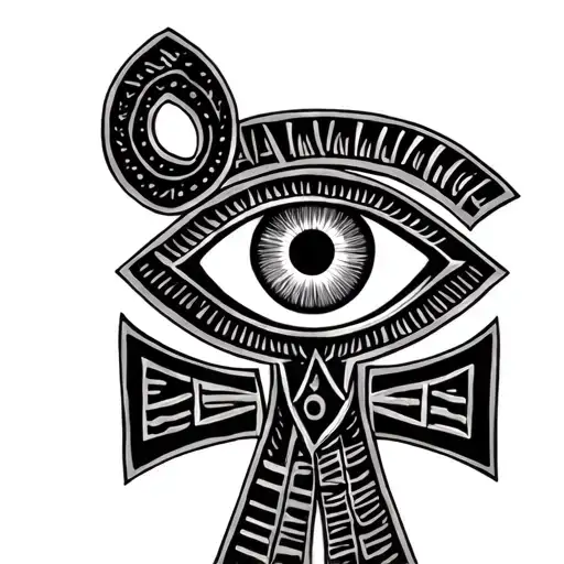 Ankh Symbol With Eye Names Jasmine Prajapati Ancient Egypt Roman Numerals 8 16