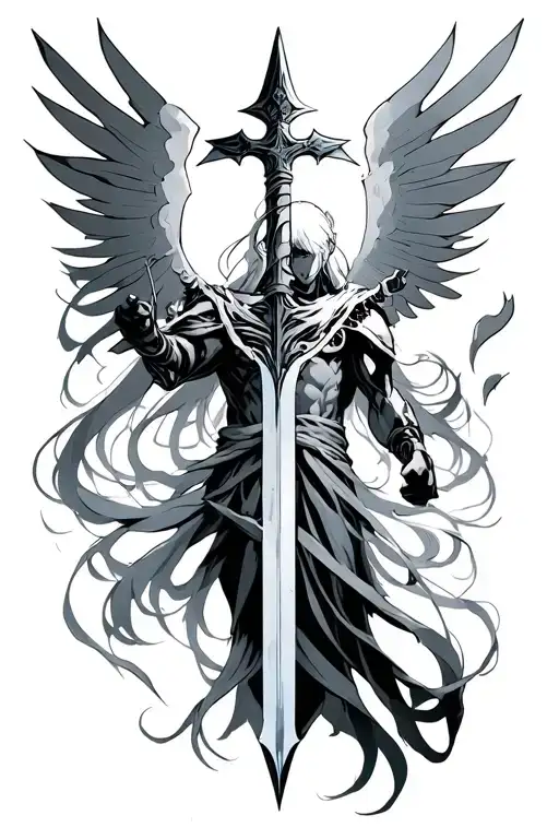 Evangelion Anime Christian Old Testament Style Featuring The Spear Of Longinus