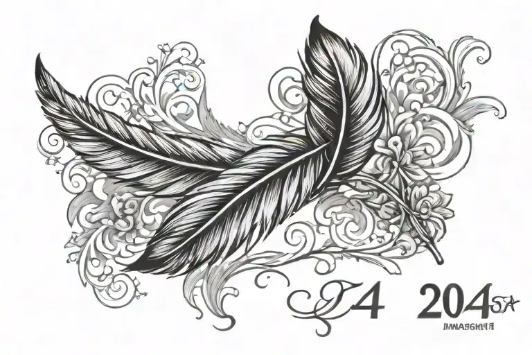 Feather And Date March 1St 2024