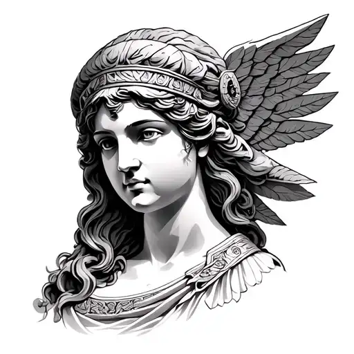 Buste D Athena Greek Goddess Athena