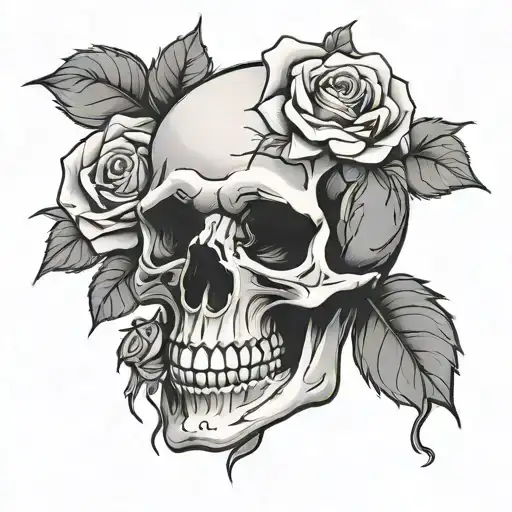 Skull And Roses
