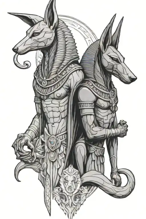 Anubis Egipcias God And Jonsu Moonknight
