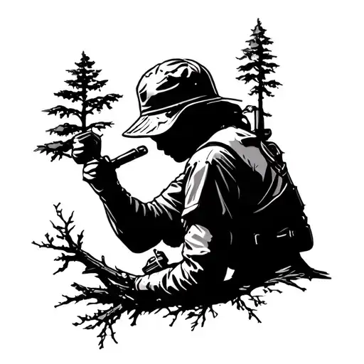 Tree Worker Tattoos For Daughter