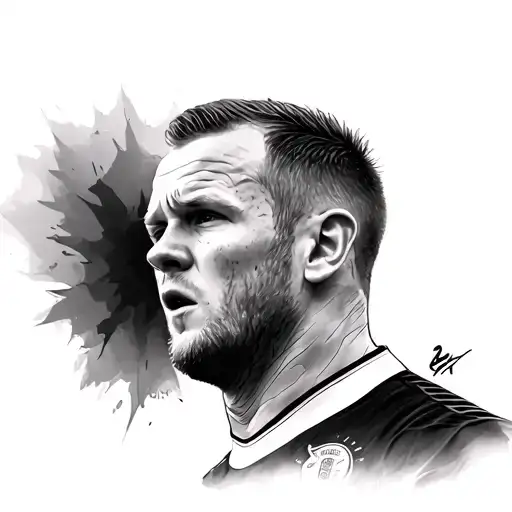 Wayne Rooney Shot Newcastle