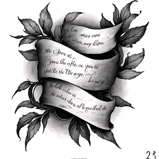 Psalms 23 Verse On Paper