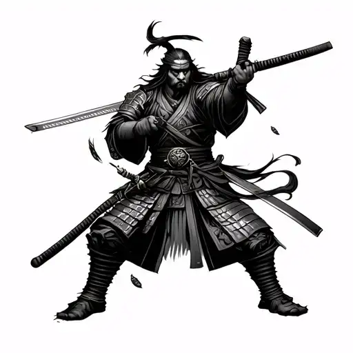 Samurai With Katana