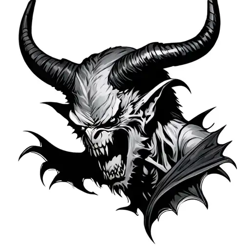 War Devil Angry