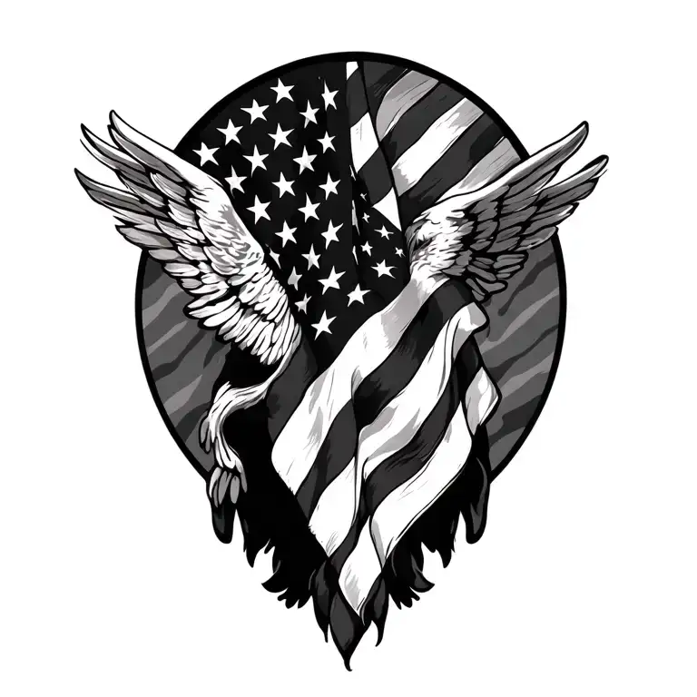 American Flag Sleeve