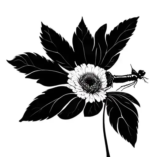 Chrysanthemum Dragonfly Flying