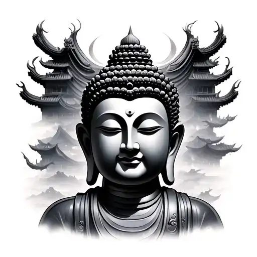 Buddha In Chinese Temple