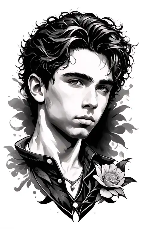 Son Tattoo On Shoulder