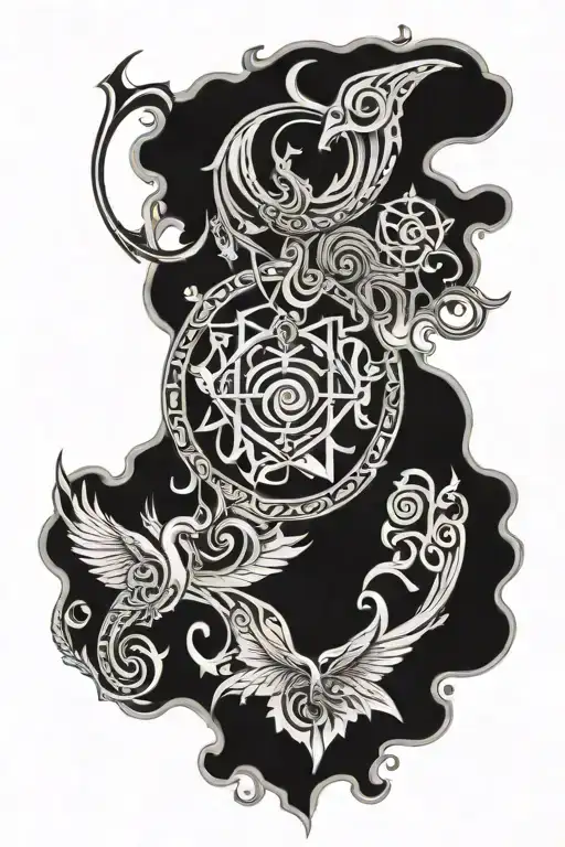Spiritual Symbols Representing The Client's
