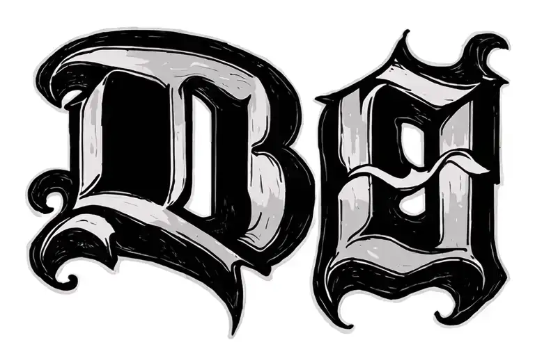 Simple Letters 'Dbg'