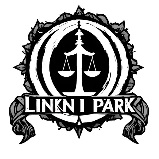 Balance Scale And Linkin Park Logo Combine