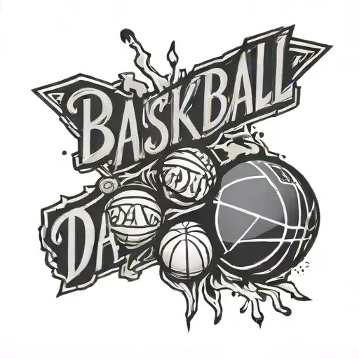 Basketball With Money That Says Dad