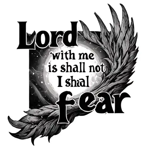 The Lord Is With Me I Shall Not Fear