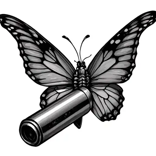 Bullet With Butterfly Wings