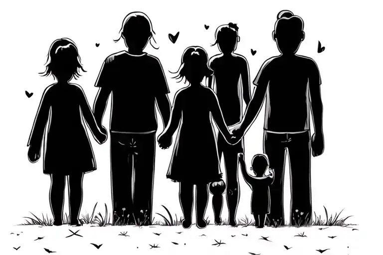 Family Holding Hands