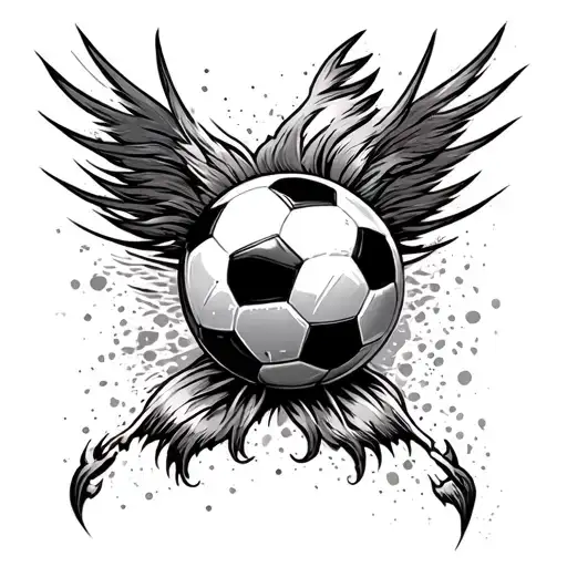 Soccer With Number 7 Deadly Sins