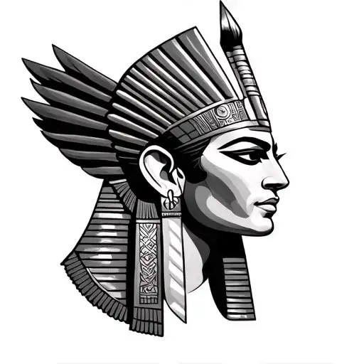 Egyptian Tattoo Of Khonshu