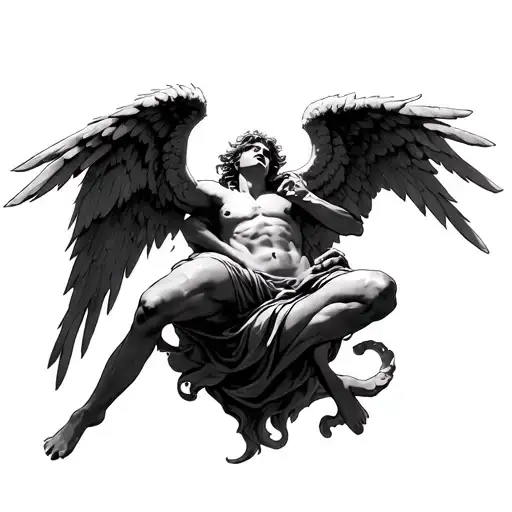 Angel Defeating Demons