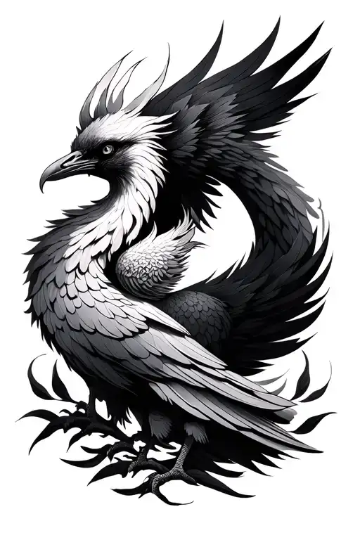 Sanskrit Symbol For Breathe And Pheonix