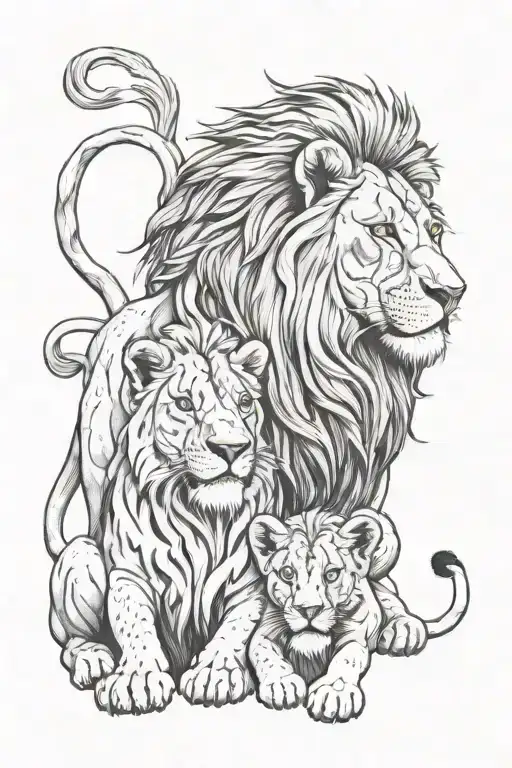 Lion Family Members
