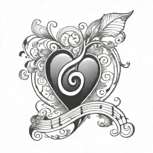 Music Note Heart Joel