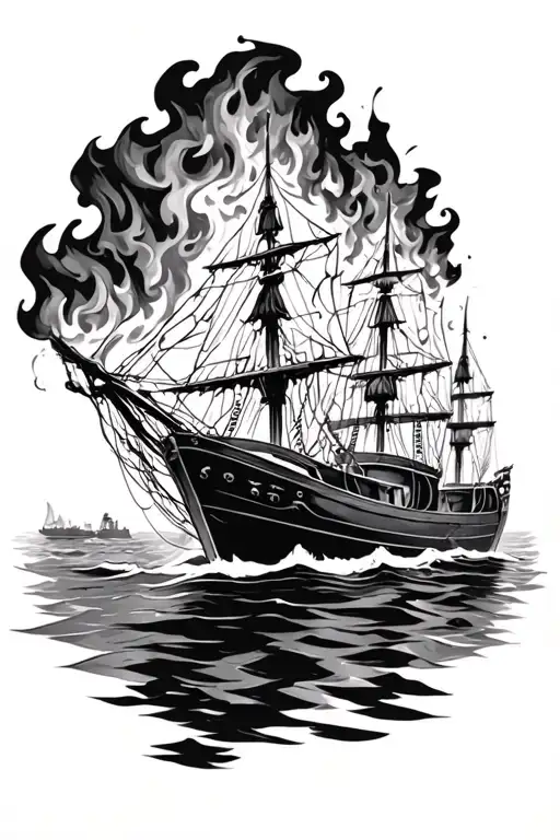 Burn The Boats Boats On Fire