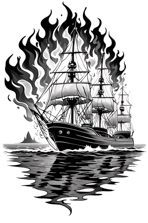 Burn The Boats Boats On Fire