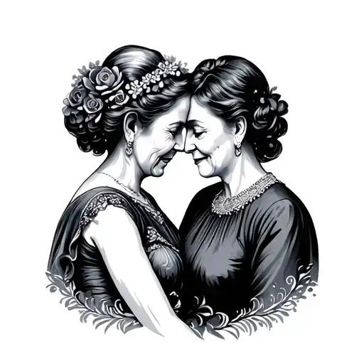 For Grandmother And My Mother