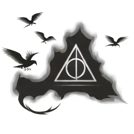Harry Potter Deathly Hallows Flying