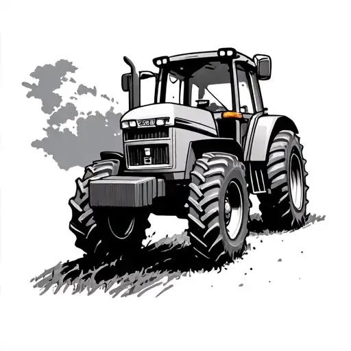 A Farmer Tractor