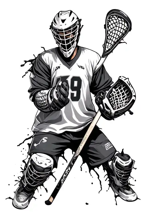 Ripped Open Skin With Lacrosse Goalie Equipment