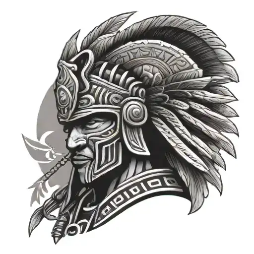 Aztec Samurai Warrior