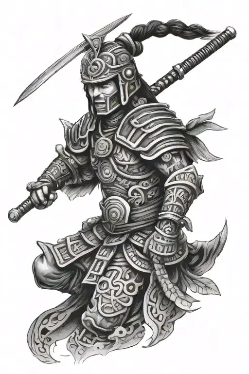 Aztec Samurai Warrior