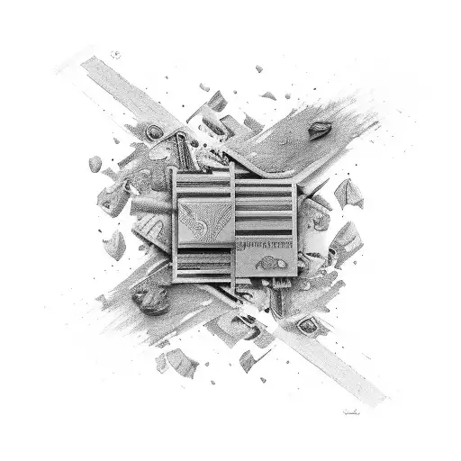 An Artist's Palette With Indian Rupees As Paint