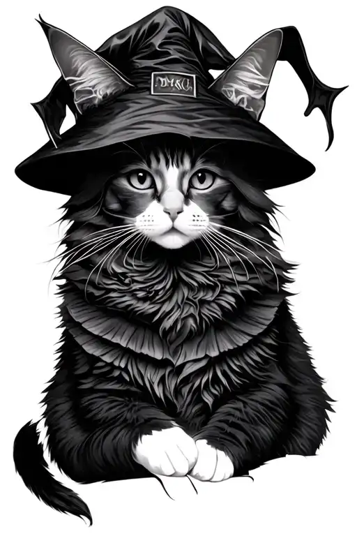 Witch With Cat