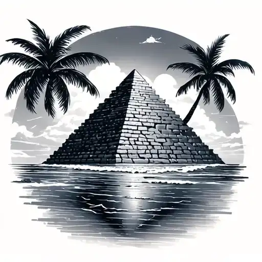 Pyramid Beach Sunset