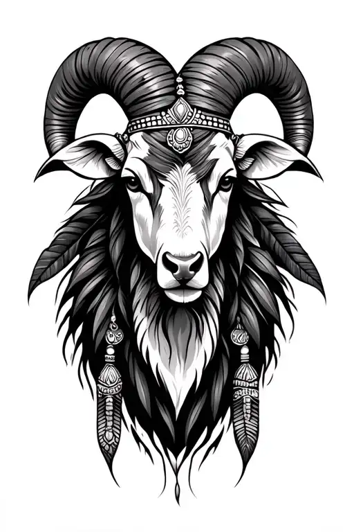 Ram Aries Indian Style