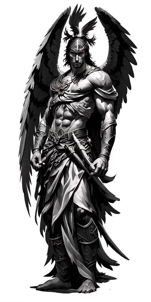 Archangel Michael Spartan Warrior