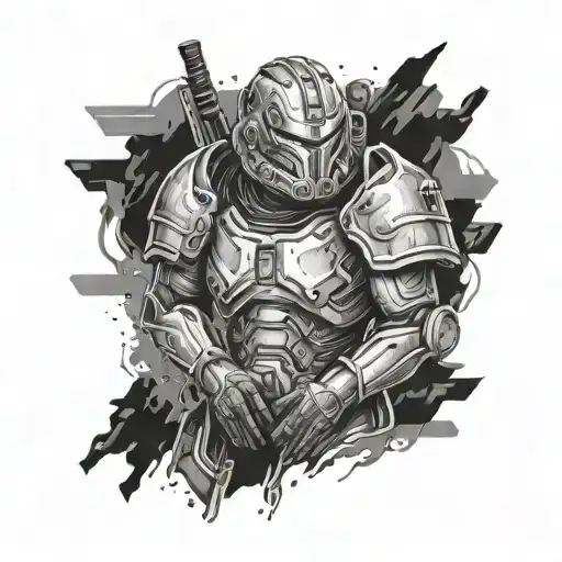 Doom Slayer Half Sleeve