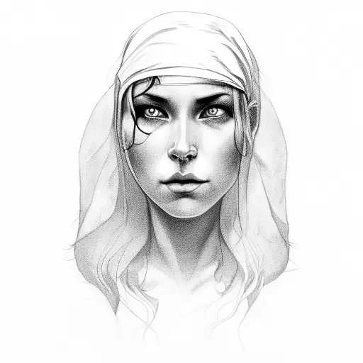 Black-grey Portrait Of Sara Doorsoun Celebrating A Goal