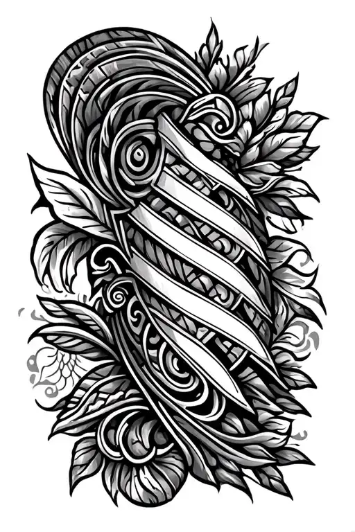 Polynesian Tattoo Arm Sleeve