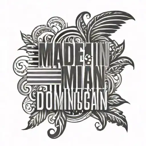 Made In Dominican Bar Code